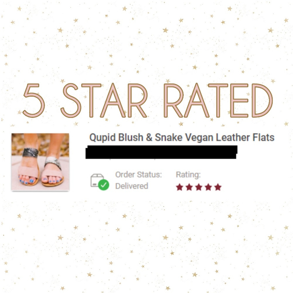 ⚠CLOSEOUT⚠ Qupid Blush &Snake Vegan Leather Sandal - Picture 4 of 5